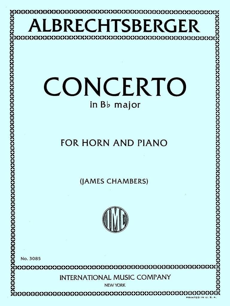 Concerto Si B (Fuss/Chambers)